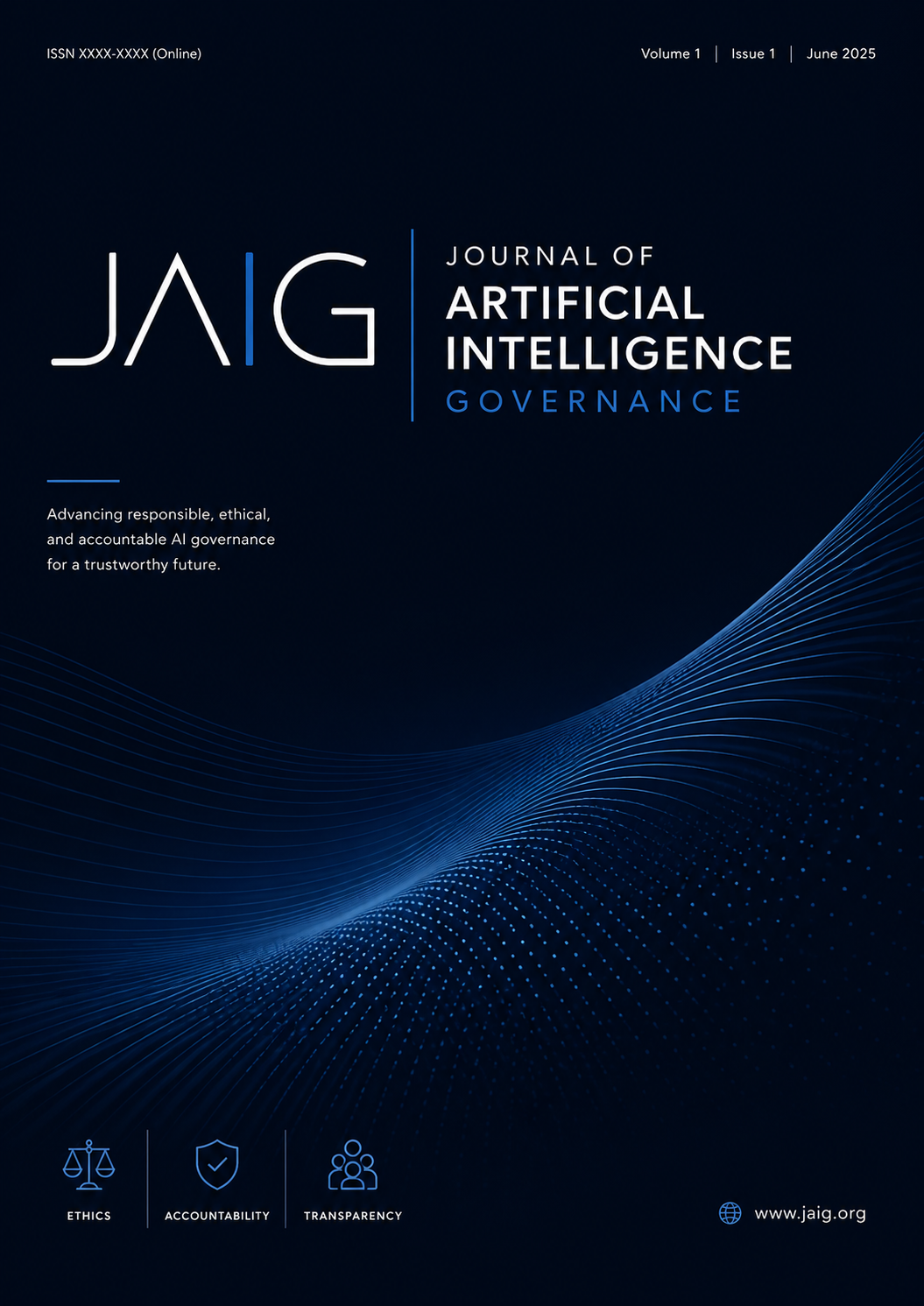 Journal of Artificial Intelligence Governance Cover